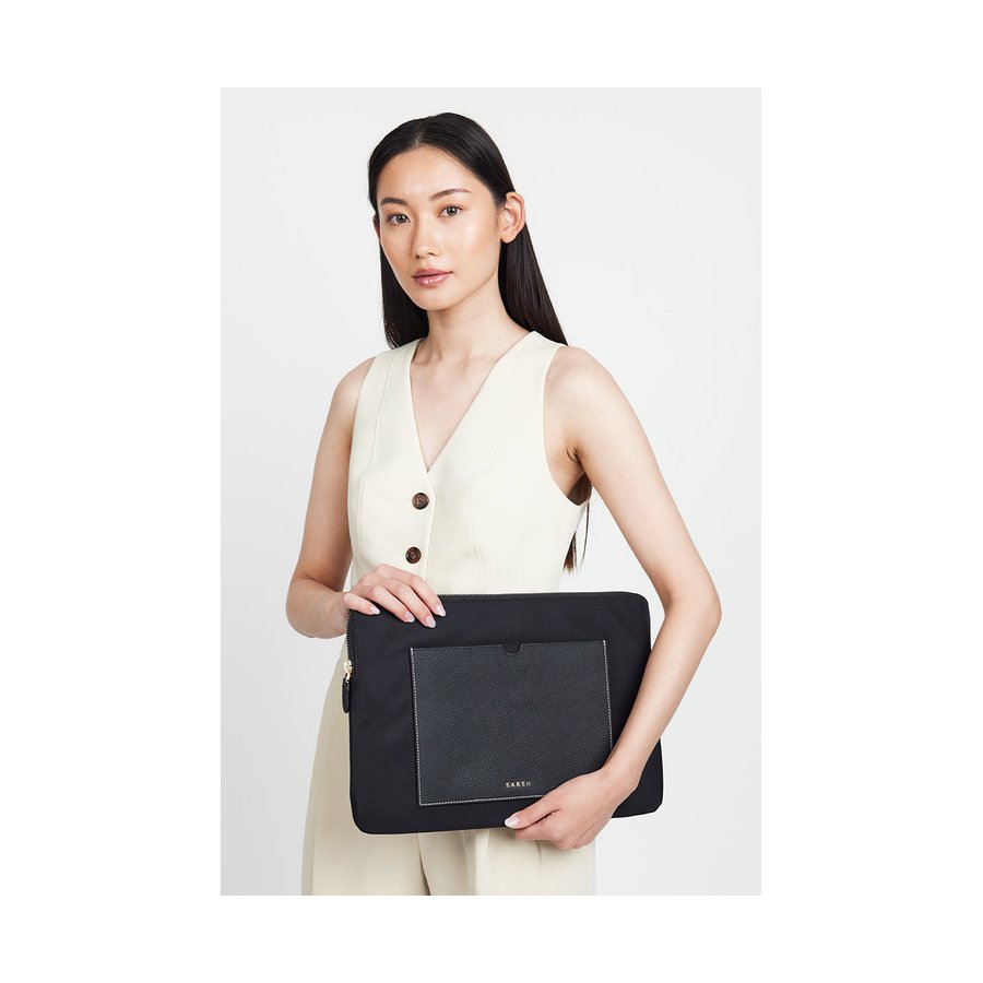 Saben Augusta 16" Laptop Sleeve Black Black