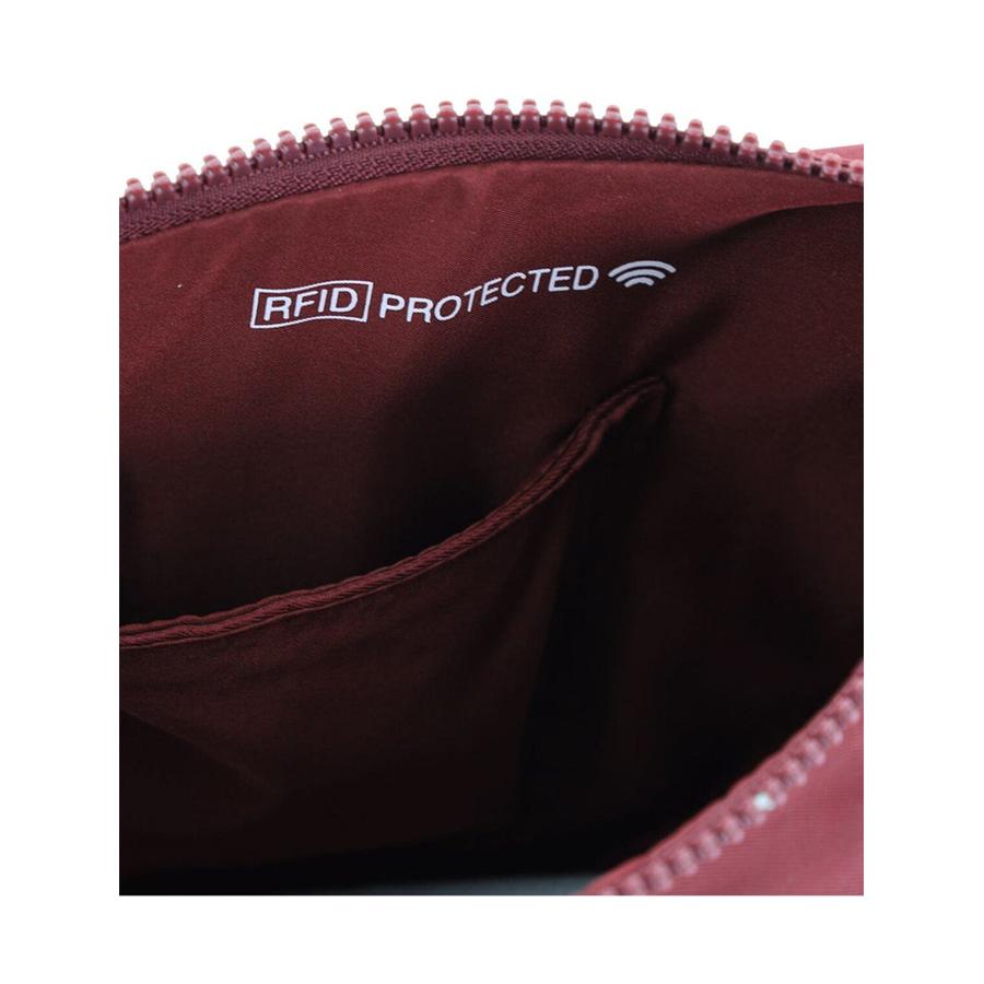 Gap Avaya Ladies Nylon Crescent Crossbody Bag Wine Wine