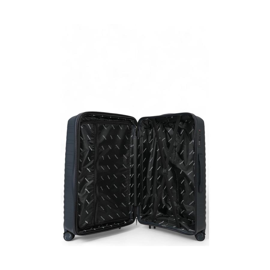 Nomad Discover 75cm Hardside Checked Suitcase Dark Grey Dark Grey