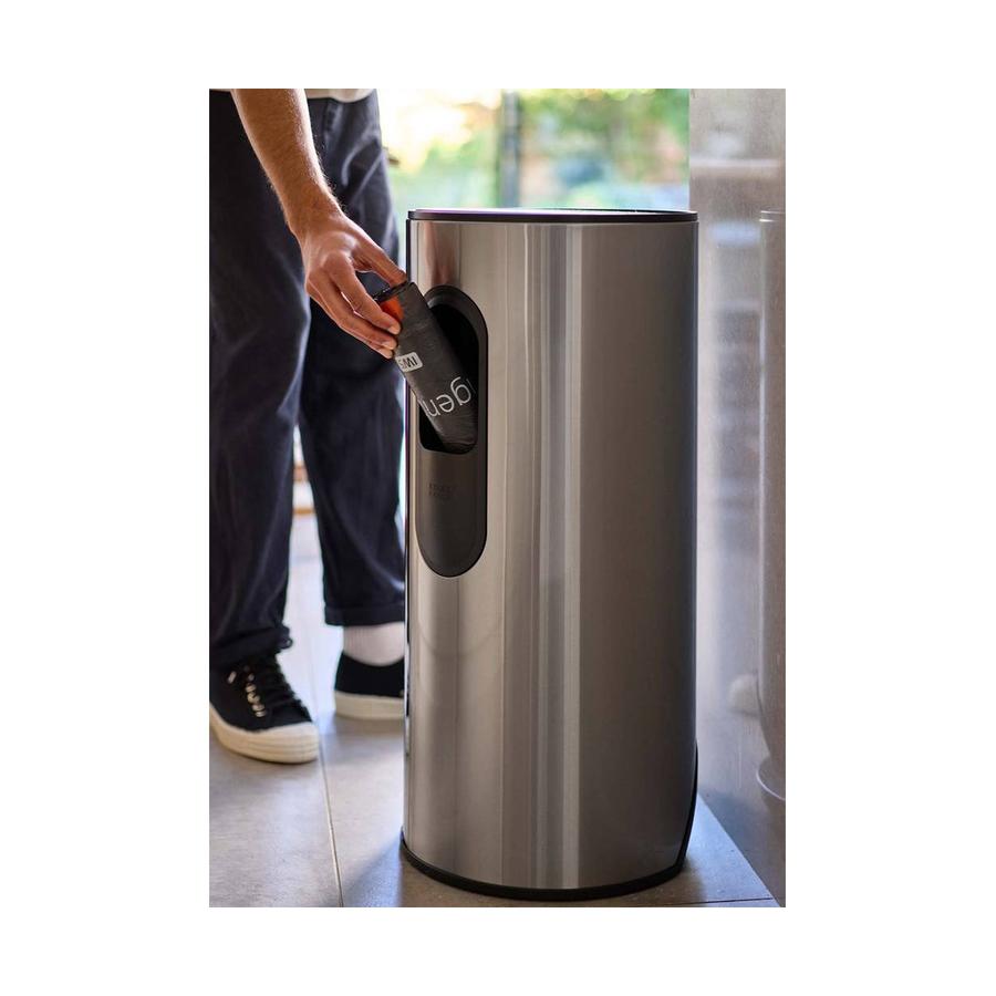 Joseph Joseph Arc 30L Easy Push Pedal Bin Stainless Steel Stainless Steel