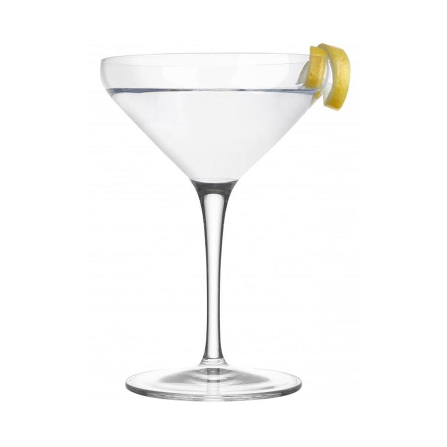 Luigi Bormioli Atelier 300ml Cocktail Glass Set of 6 Clear Clear