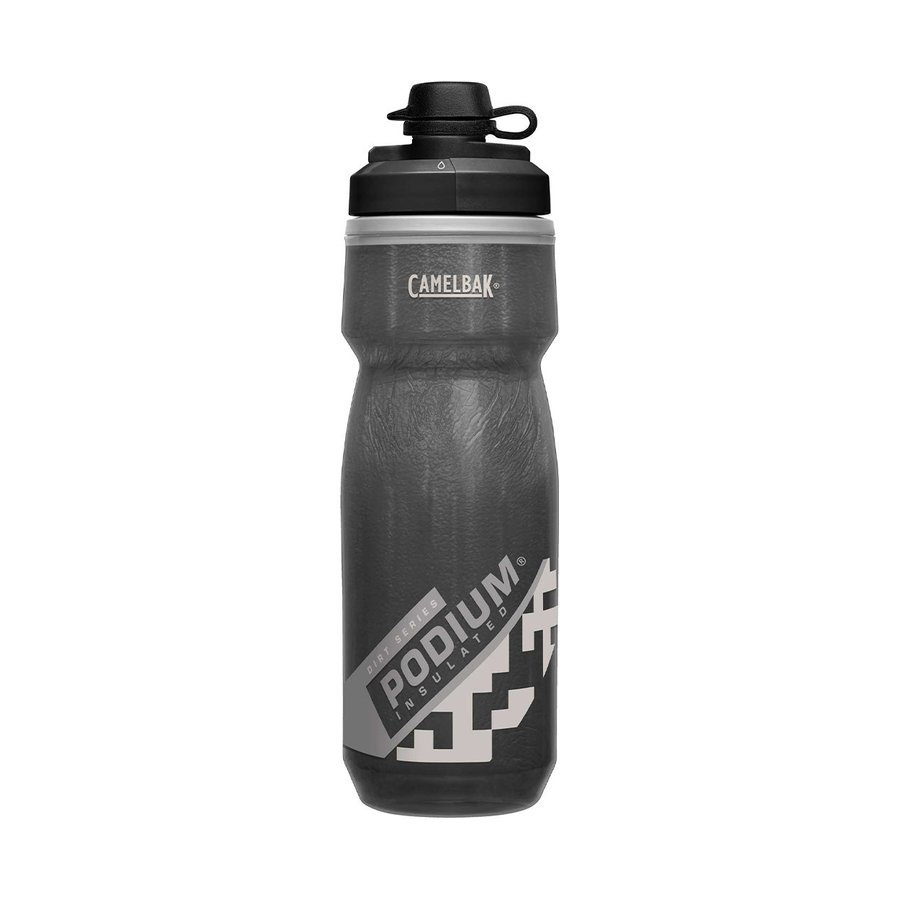 Camelbak 21oz (620ml) Podium Chill Dirt Series Drink Bottle Black Black