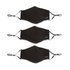 Explorer Face Mask - 3 Pack Black