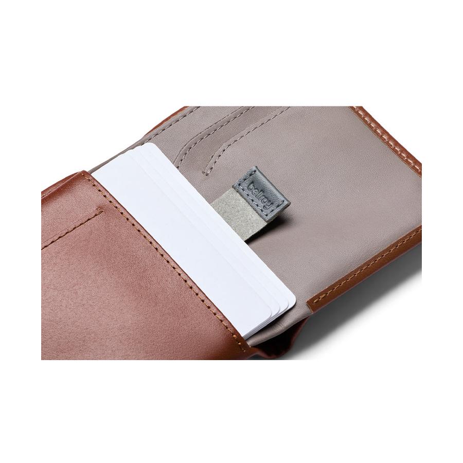 Bellroy RFID Note Sleeve Leather Wallet Sienna Sienna