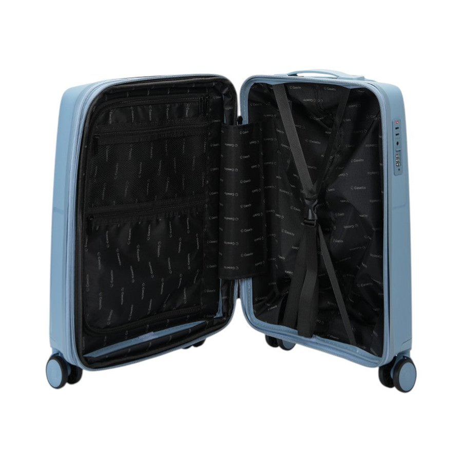 Caselite Aero 56cm Hardside Carry-On Suitcase Light Blue Light Blue