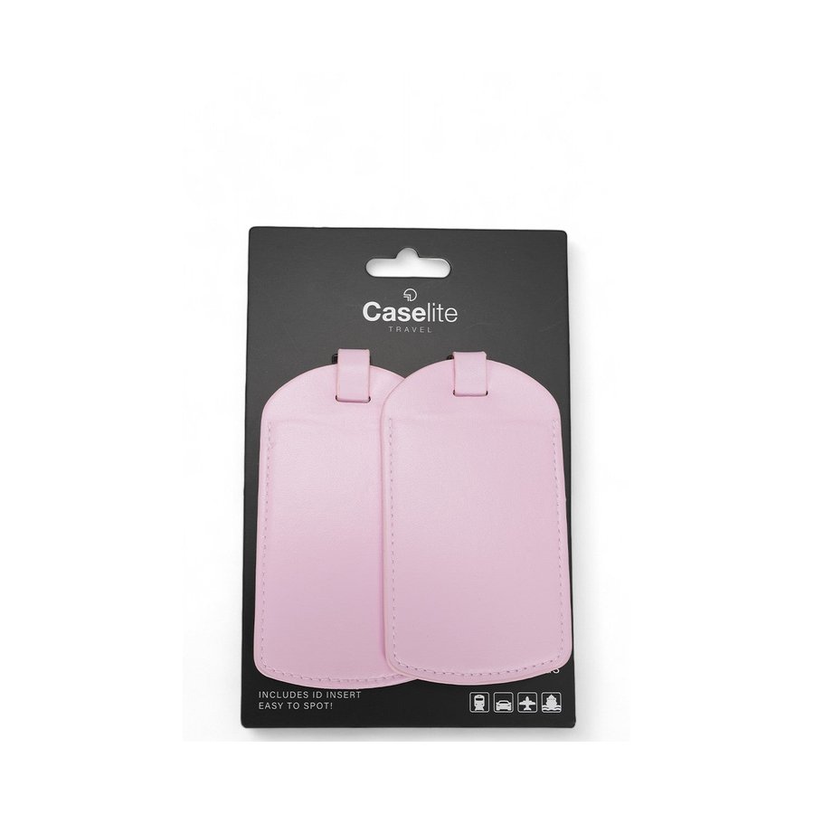 Caselite Luggage Tags (2 Pack) Light Pink Light Pink
