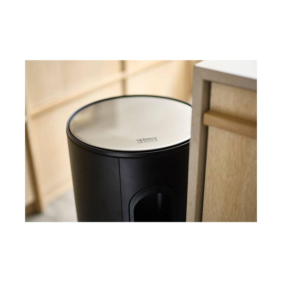 Joseph Joseph Arc 30L Easy Push Pedal Bin Carbon Black Carbon Black