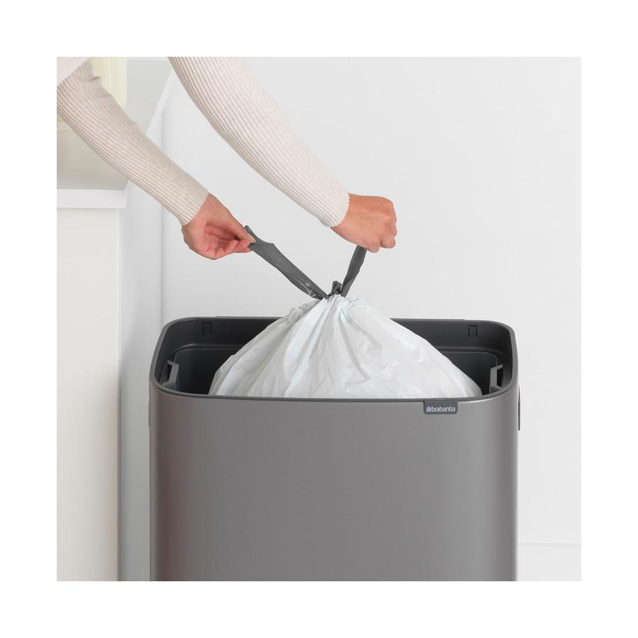 Brabantia Bo Touch Bin (60L) Platinum Platinum