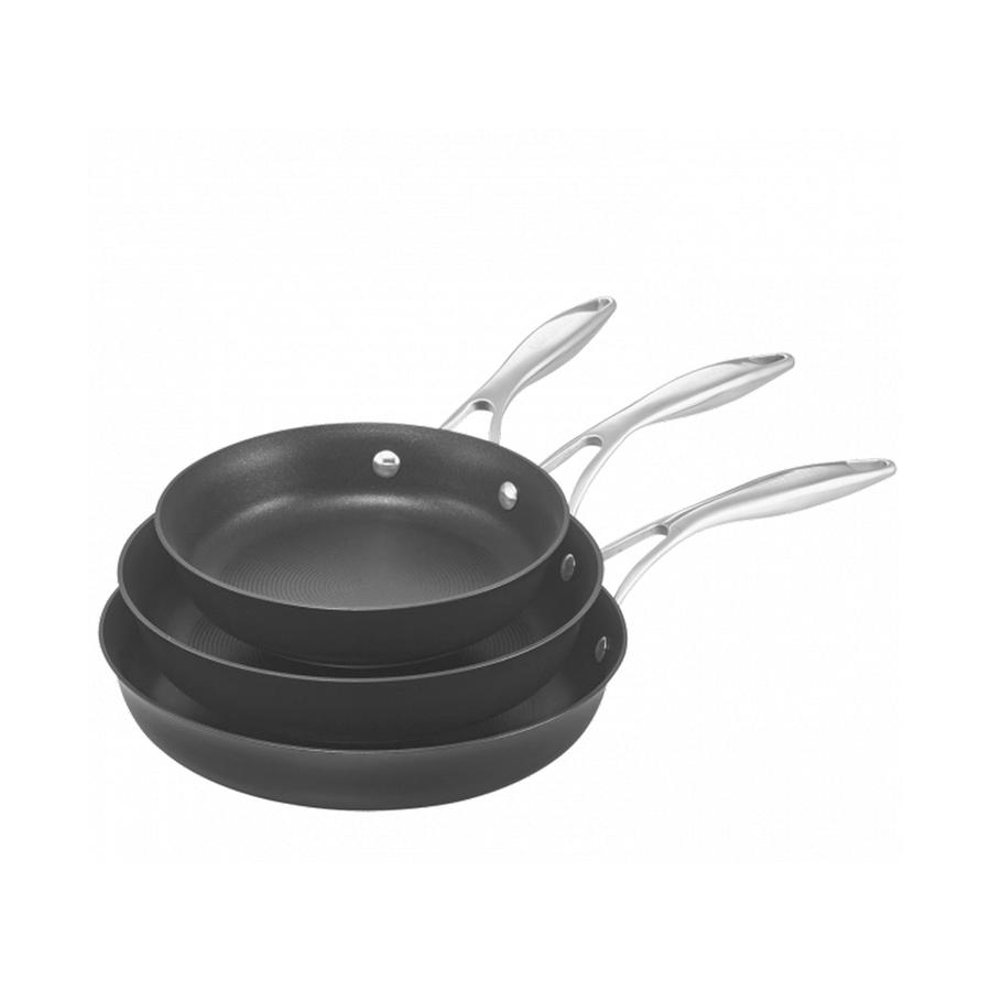 Circulon Style 21cm, 25cm & 28cm Skillet Set Black Black