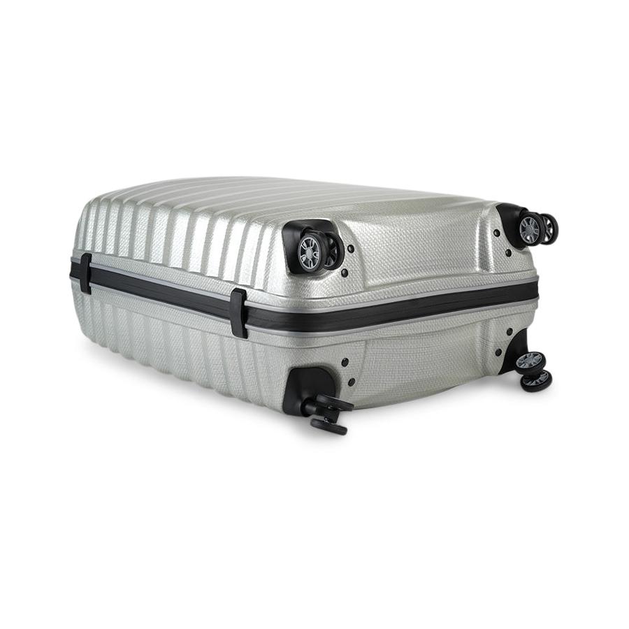 Samsonite Lite-Shock Sport 55cm & 75cm CURV Luggage Set Silver Silver