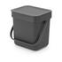 Brabantia Sort & Go Waste Bin (3L) Grey