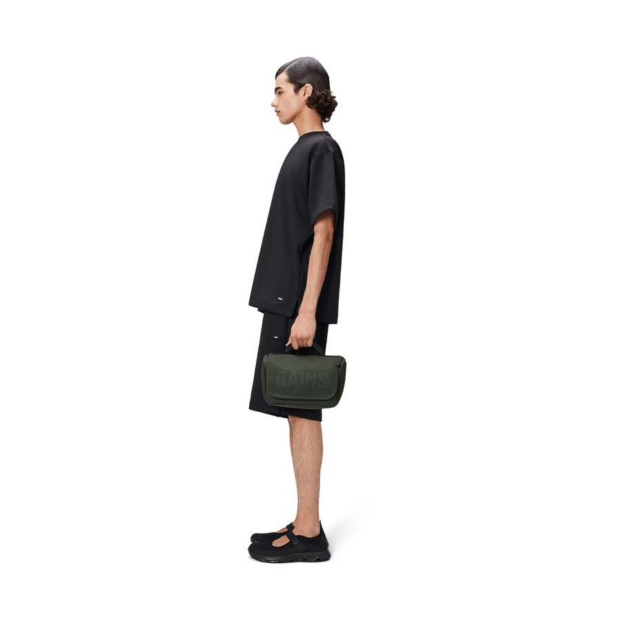 Rains Texel Wash Bag Green Green
