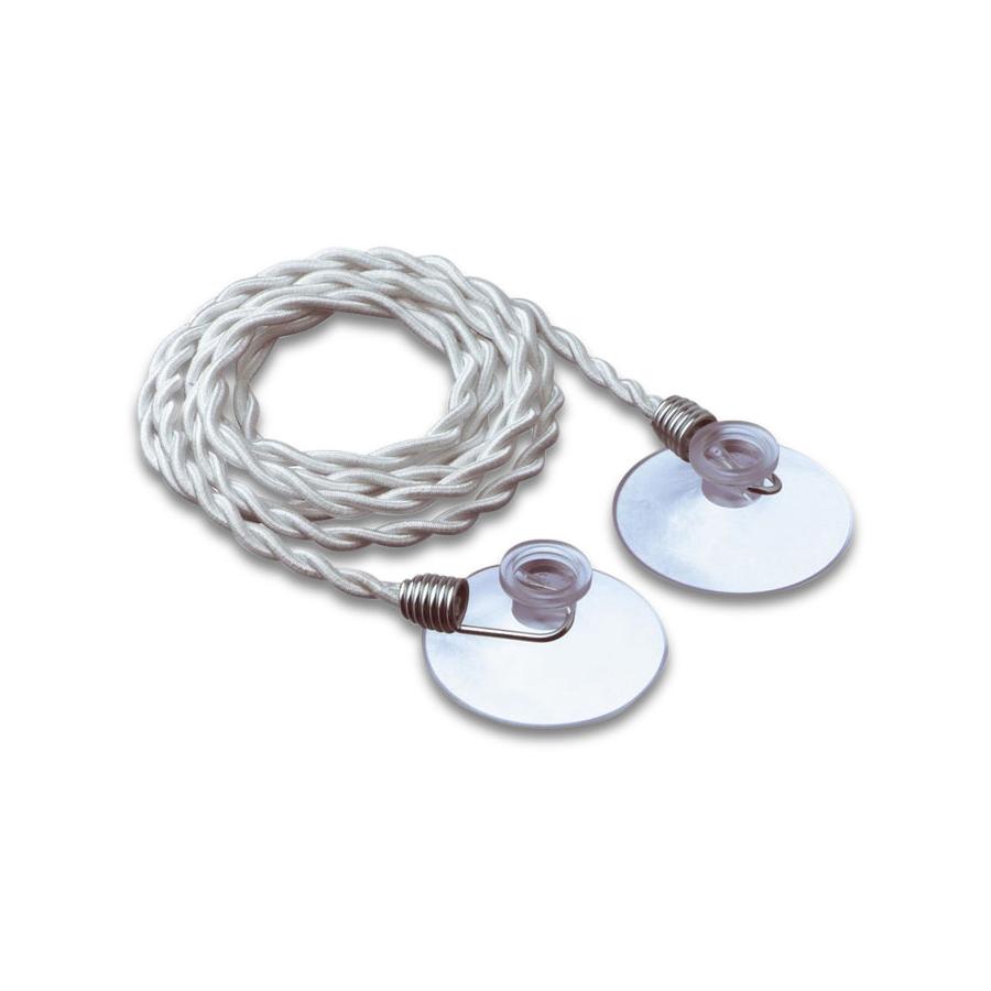 Go Travel Pegless Travel Clothesline White White