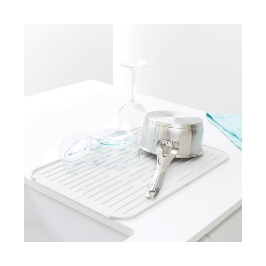Brabantia Silicone Dish Drying Mat Light Grey Light Grey