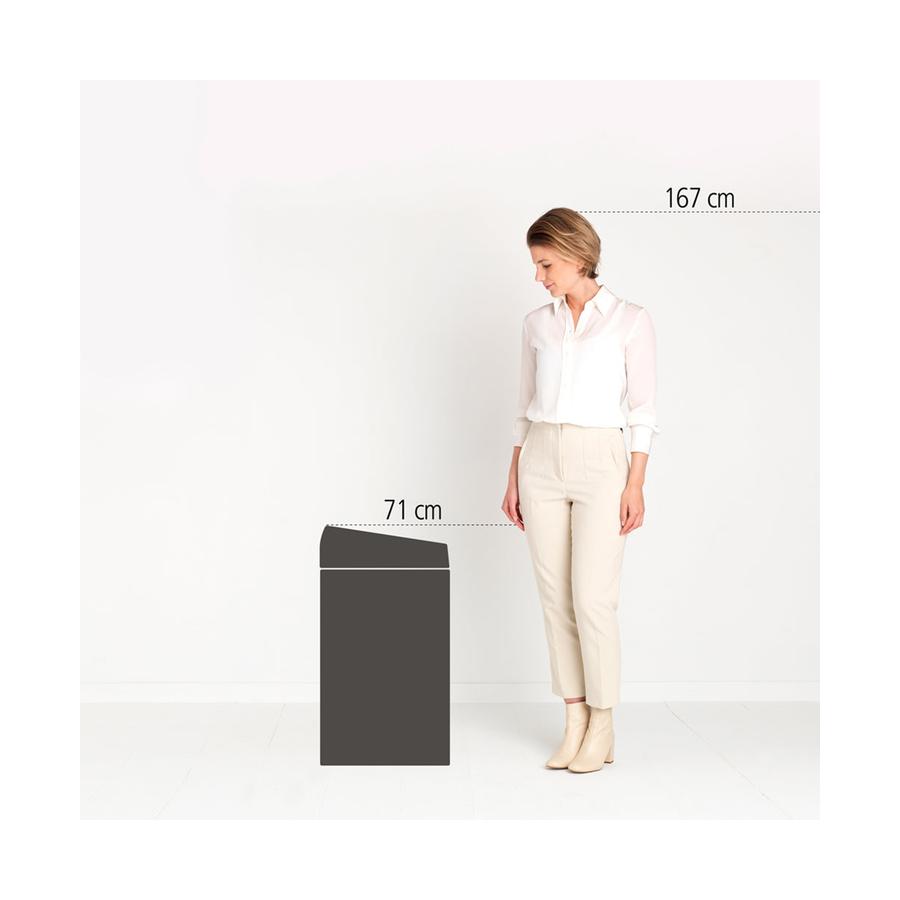 Brabantia Touch Bin (60L) White White