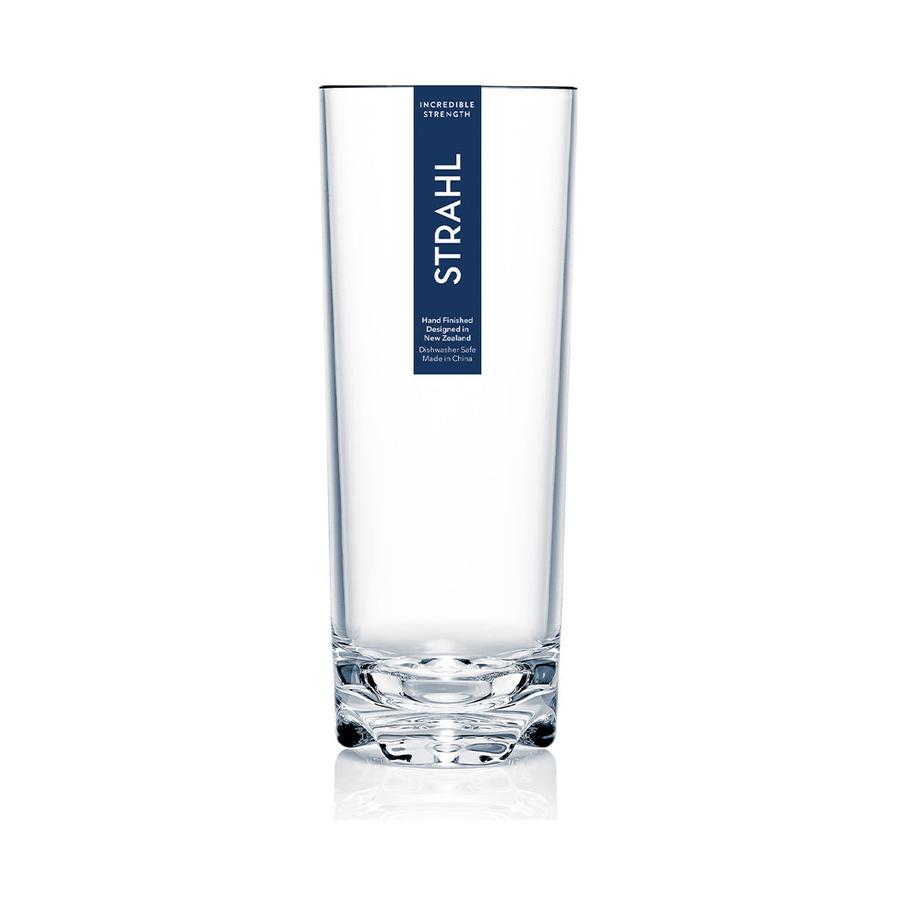 Strahl Vivaldi 502ml Plastic Highball Tumbler Set of 6 Clear Clear