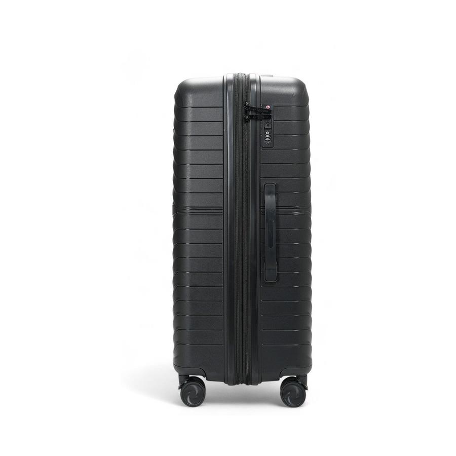 Caselite Summit 75cm Hardside Checked Suitcase Black Black