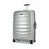 Samsonite Lite-Shock Sport 75cm CURV Checked Suitcase Silver