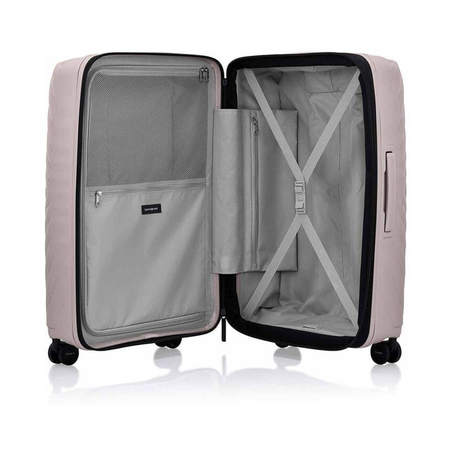 Samsonite Octolite Neo 75cm Hardside Checked Suitcase Taupe Taupe