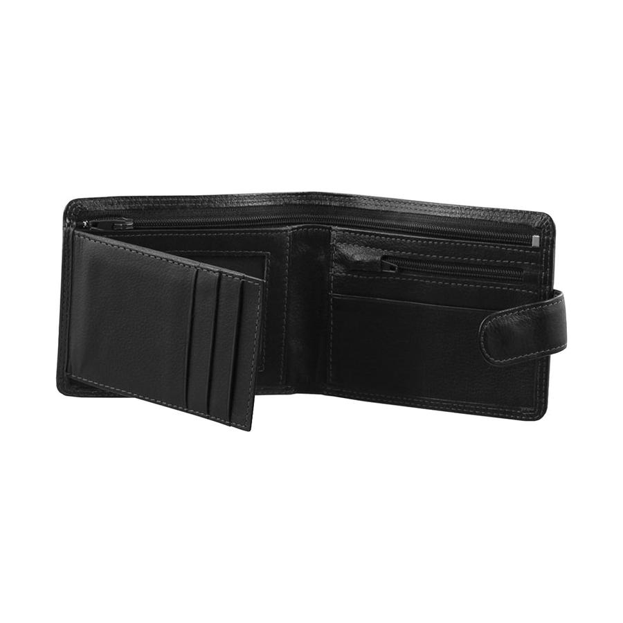 Milleni Owen Men's Leather RFID Wallet Black Black
