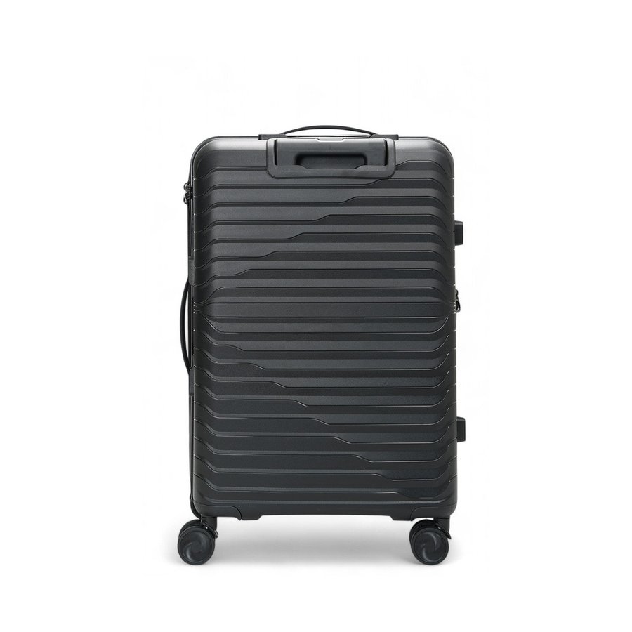 Caselite Summit 56cm & 65cm Hardside Luggage Set Black Black