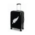 Caselite NZ Fern 67cm Hardside Checked Suitcase Black