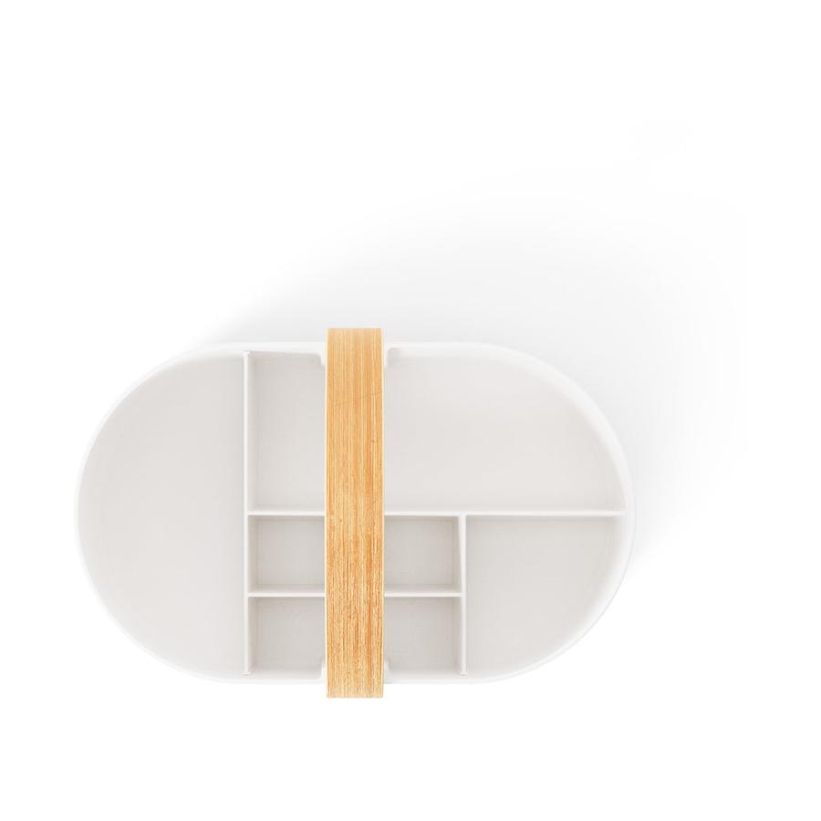 Umbra Bellwood Caddy White/Natural White/Natural