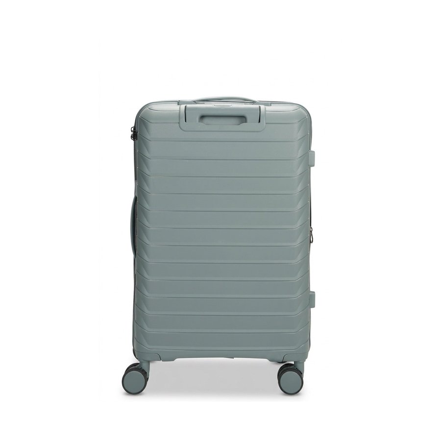 Caselite Expedition 65cm Hardside Checked Suitcase Grey Green Grey Green