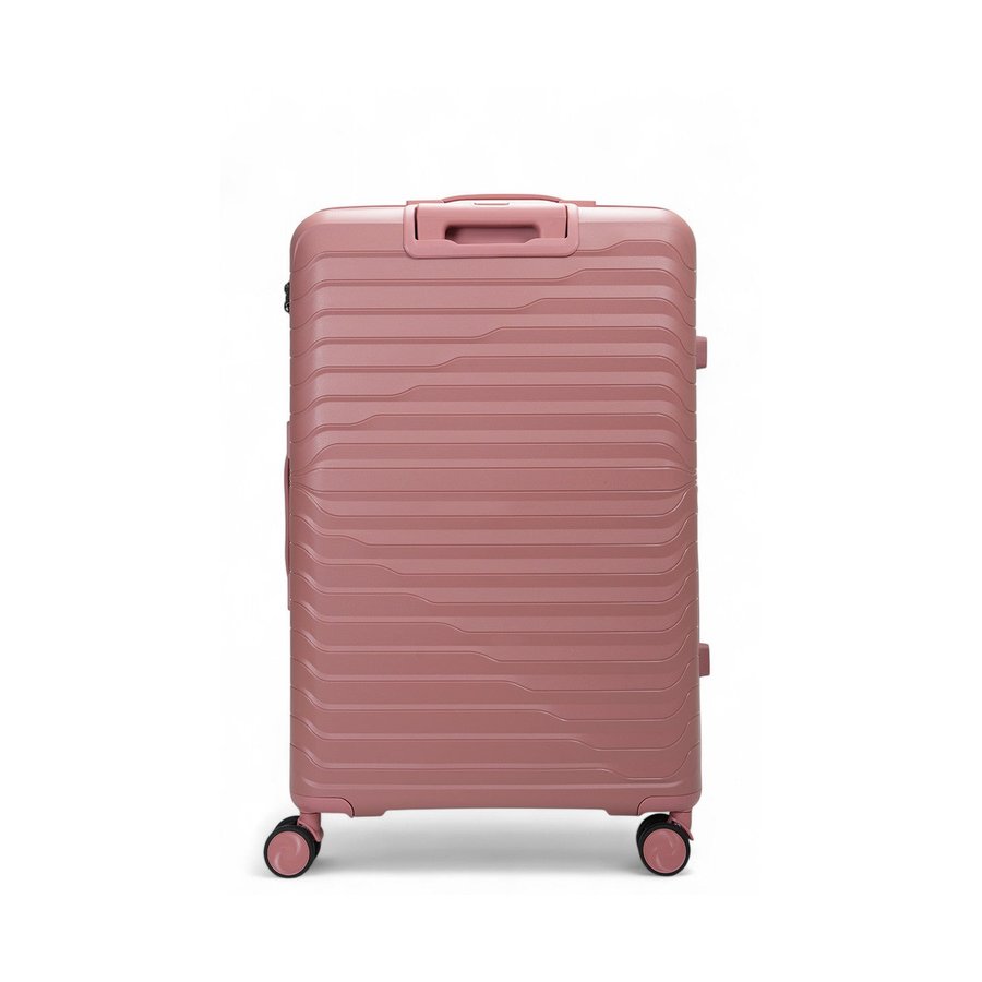 Caselite Summit 75cm Hardside Checked Suitcase Rose Rose