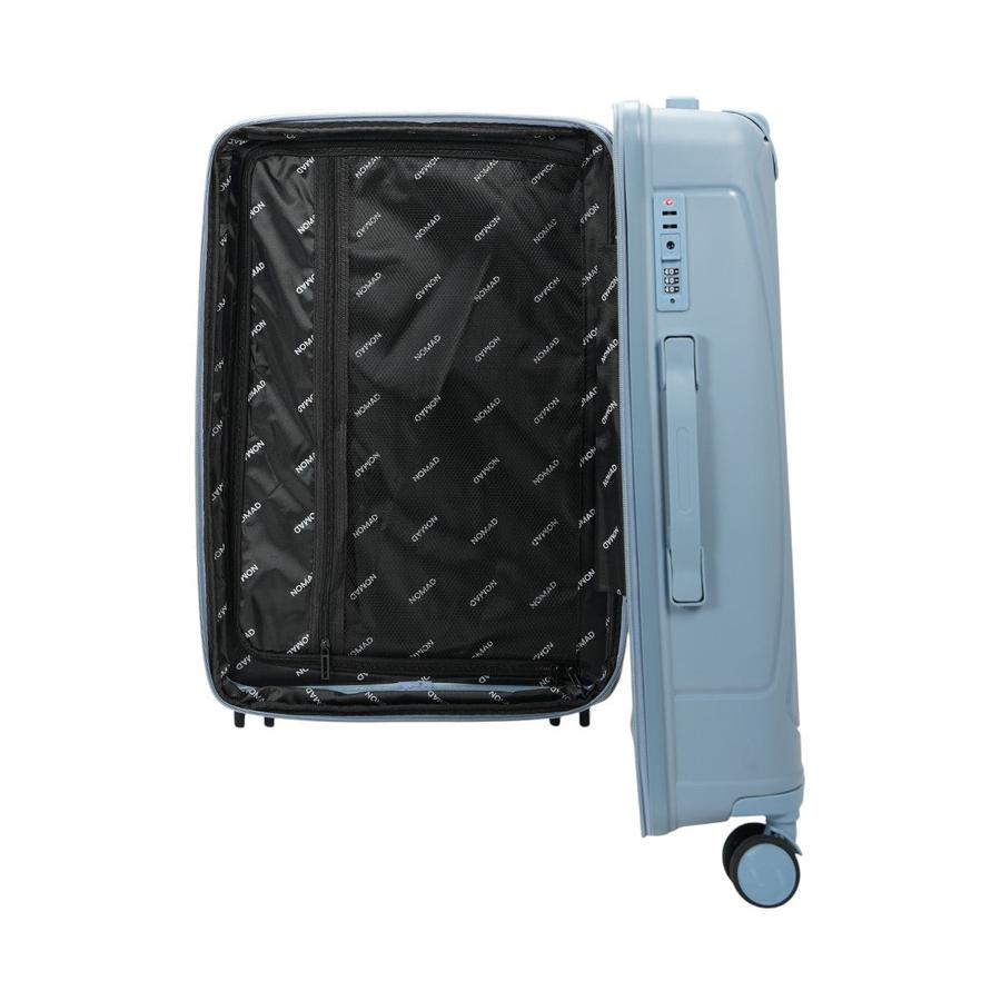 Nomad Quest 65cm Hardside Checked Suitcase Steel Blue Steel Blue