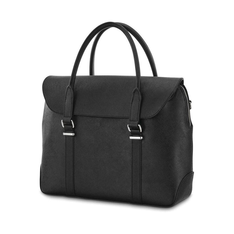 Samsonite Women's Executive Leather Convertible Brief Black Black