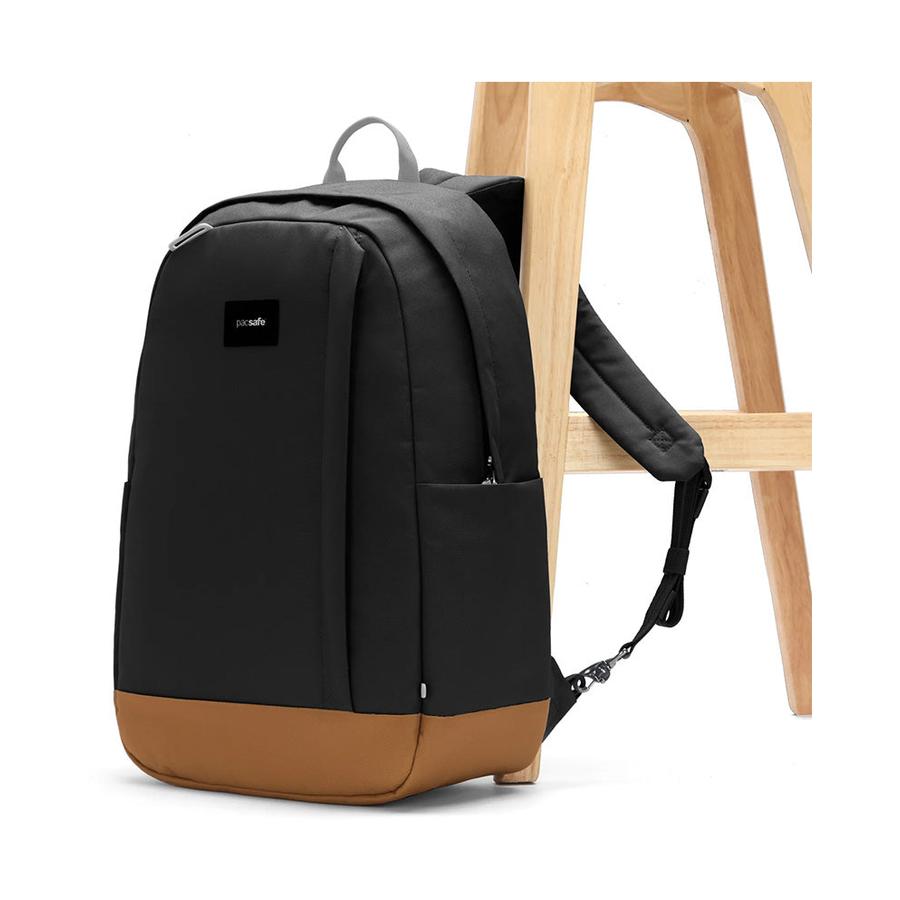 Pacsafe GO 25L Anti-Theft Recycled Backpack Jet Black Jet Black