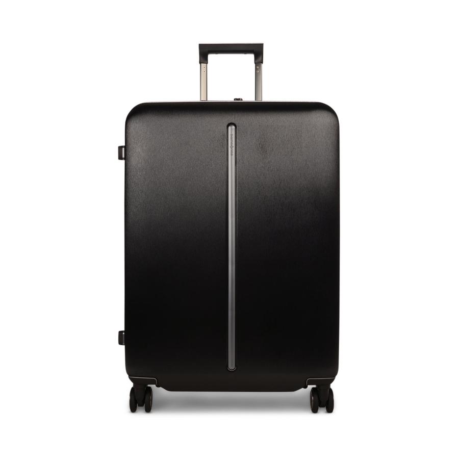 Samsonite Beamix 71cm Hardside Checked Suitcase Black Black