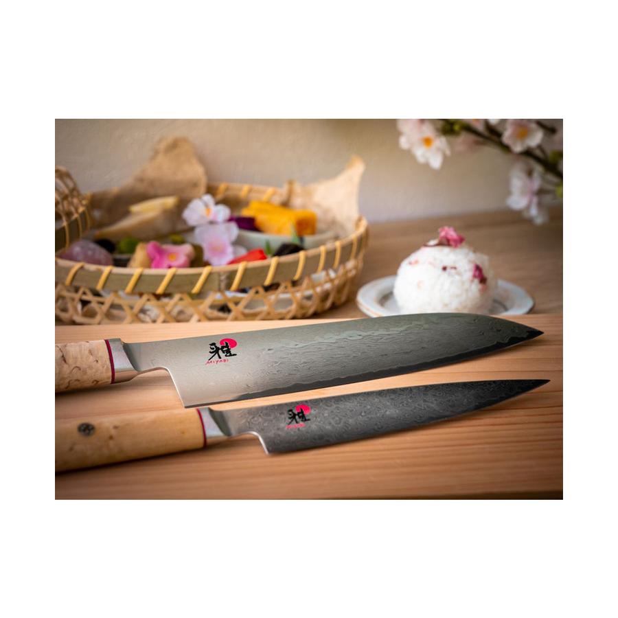 Miyabi Birchwood Santoku & Shotoh Knife Set Natural Natural