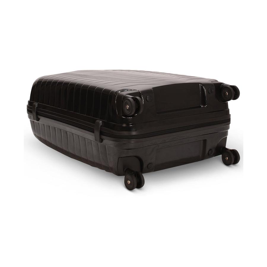 Samsonite Proxis 75cm Hardside Checked Suitcase Black Black