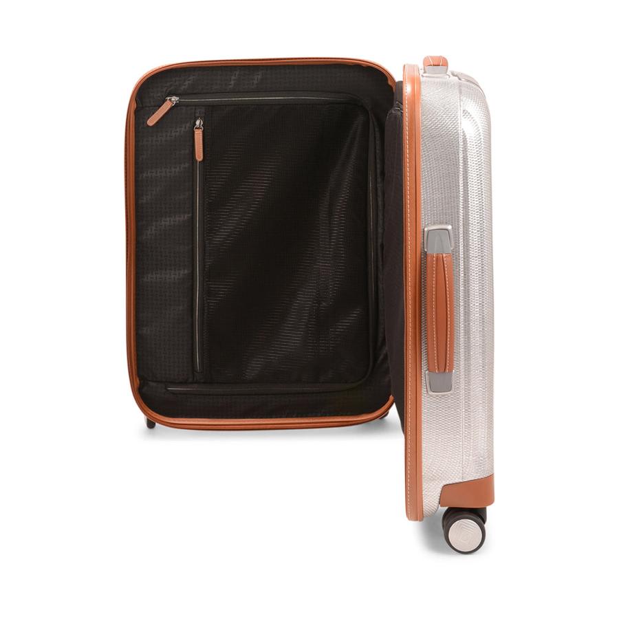 Samsonite Lite-Cube DLX 55cm CURV Carry-On Spinner Suitcase Aluminium Aluminium