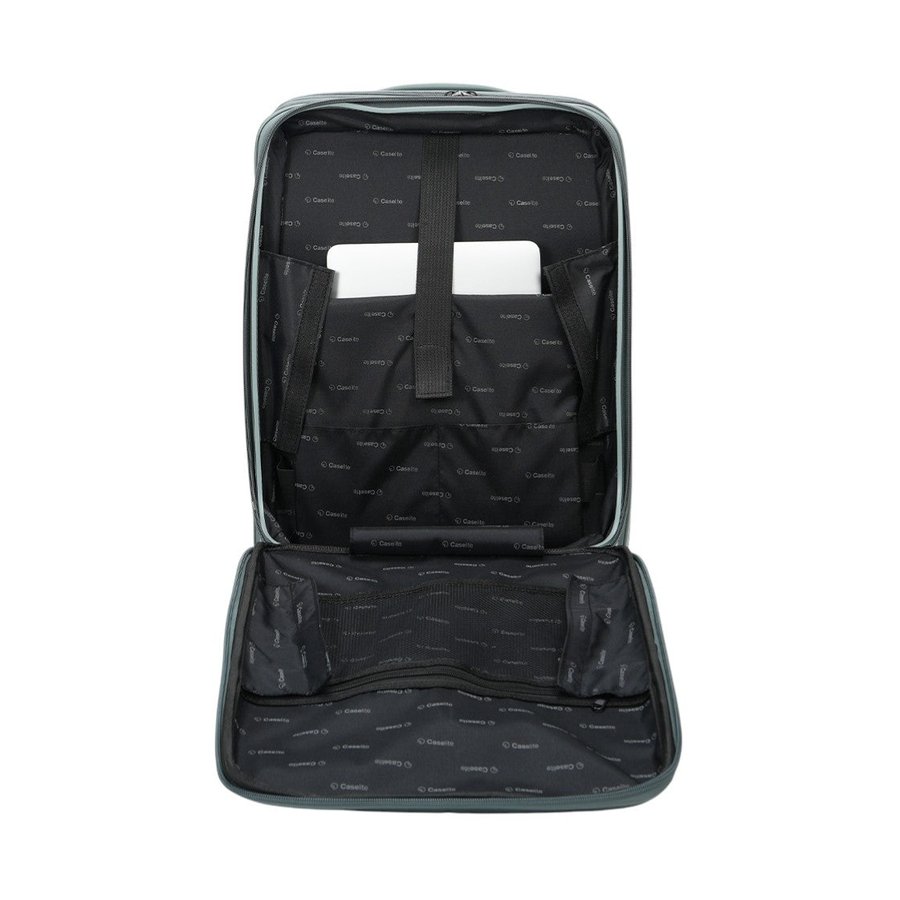 Caselite Venture 57cm & 76cm Top Open Hardside Luggage Set Grey Green Grey Green