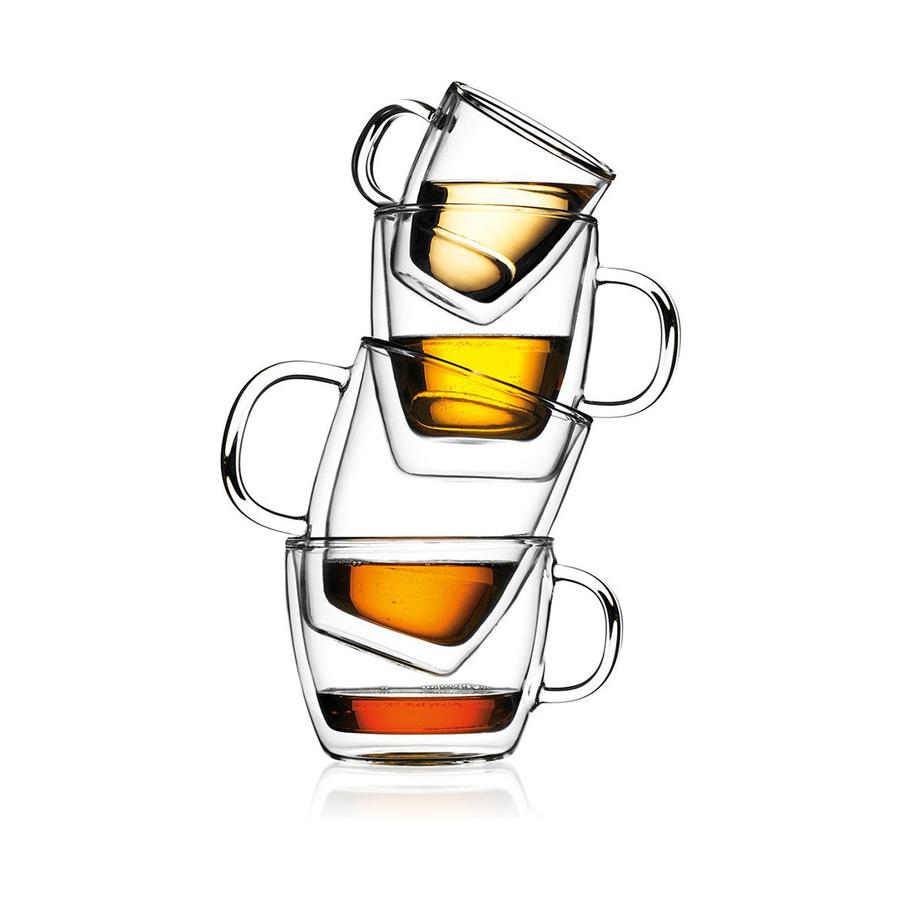 Bodum Bistro 300ml Double Wall Mugs (Set of 2) Transparent Transparent