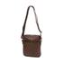 Pierre Cardin Sloan Rustic Leather Tablet Bag Brown