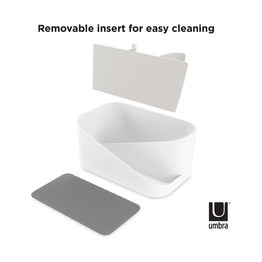 Umbra Glam Hair Tool Organiser White/Charcoal White/Charcoal