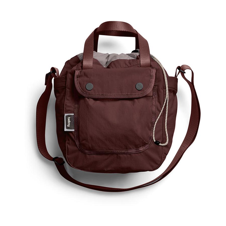 Bellroy Cinch Bucket Bag Burgundy Burgundy