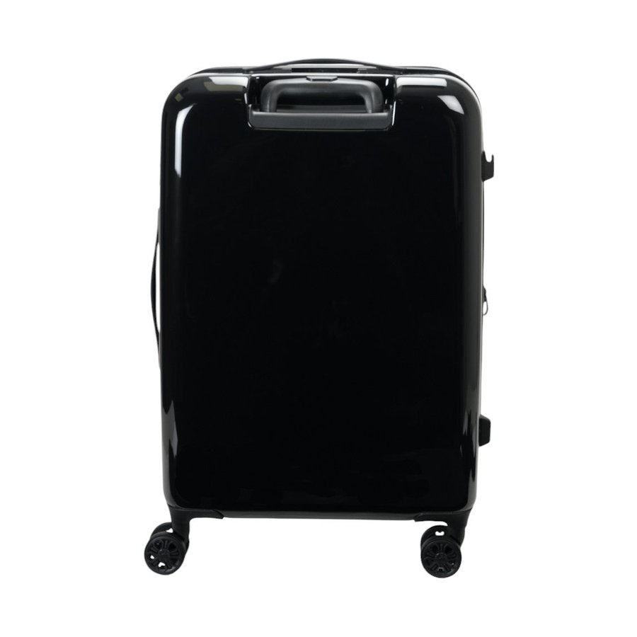 Caselite NZ Fern 67cm Hardside Checked Suitcase Black Black