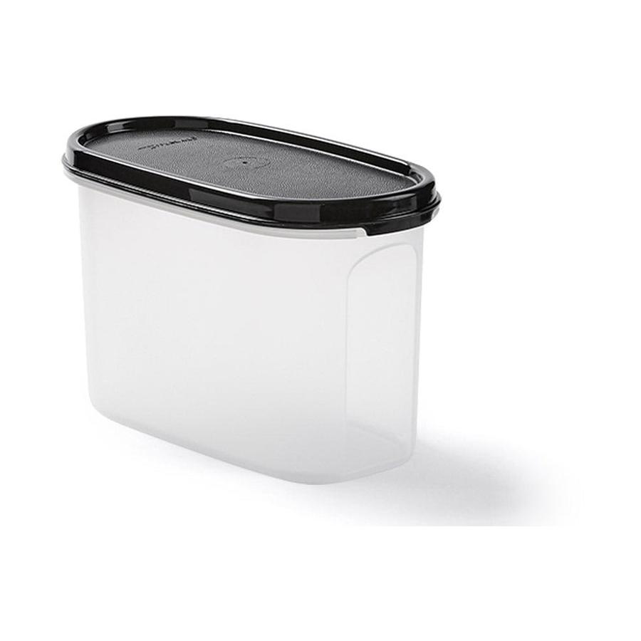 Tupperware Modular Mates Oval #2 (Set of 4) Black Black