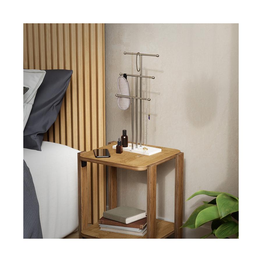 Umbra Trigem Jewellery Stand Organiser White/Nickel White/Nickel