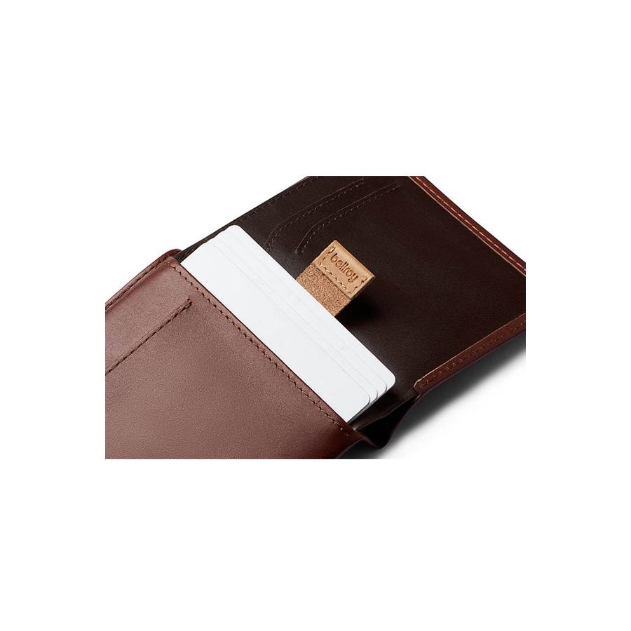 Bellroy RFID Note Sleeve Leather Wallet Cocoa Cocoa