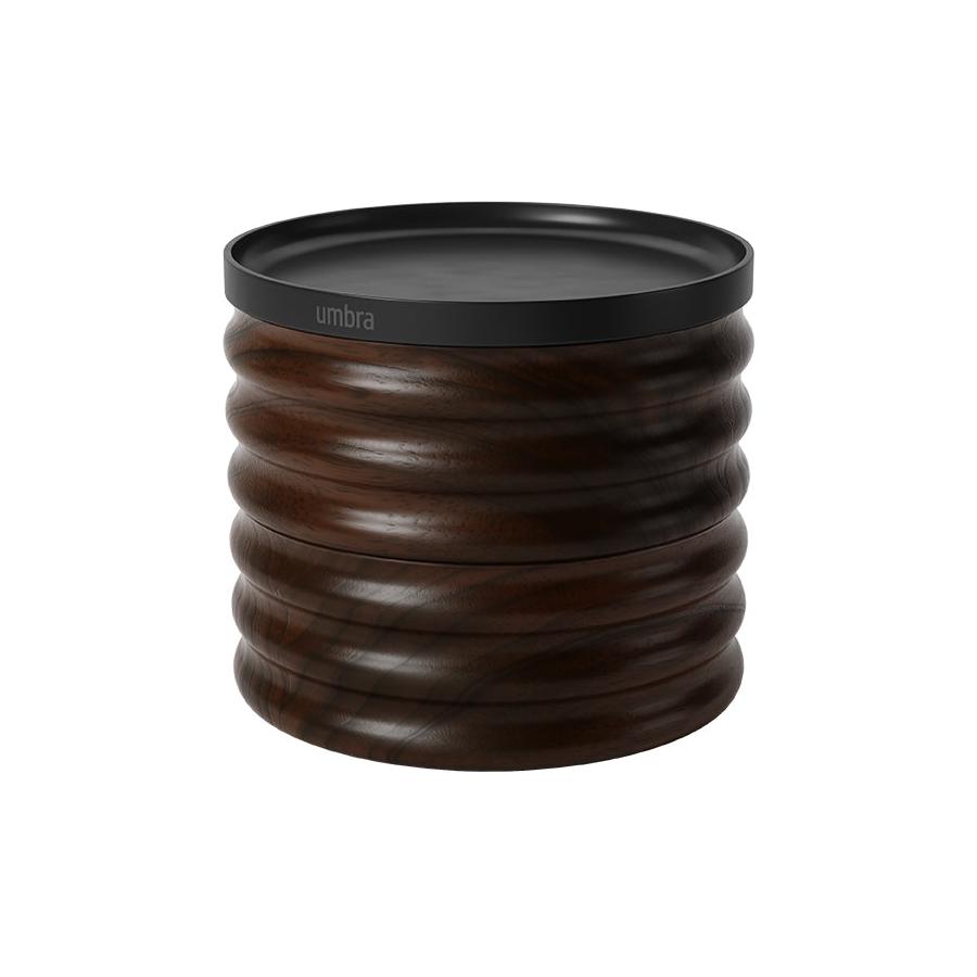 Umbra Tesora Wood Jewellery Box Black/Walnut Black/Walnut