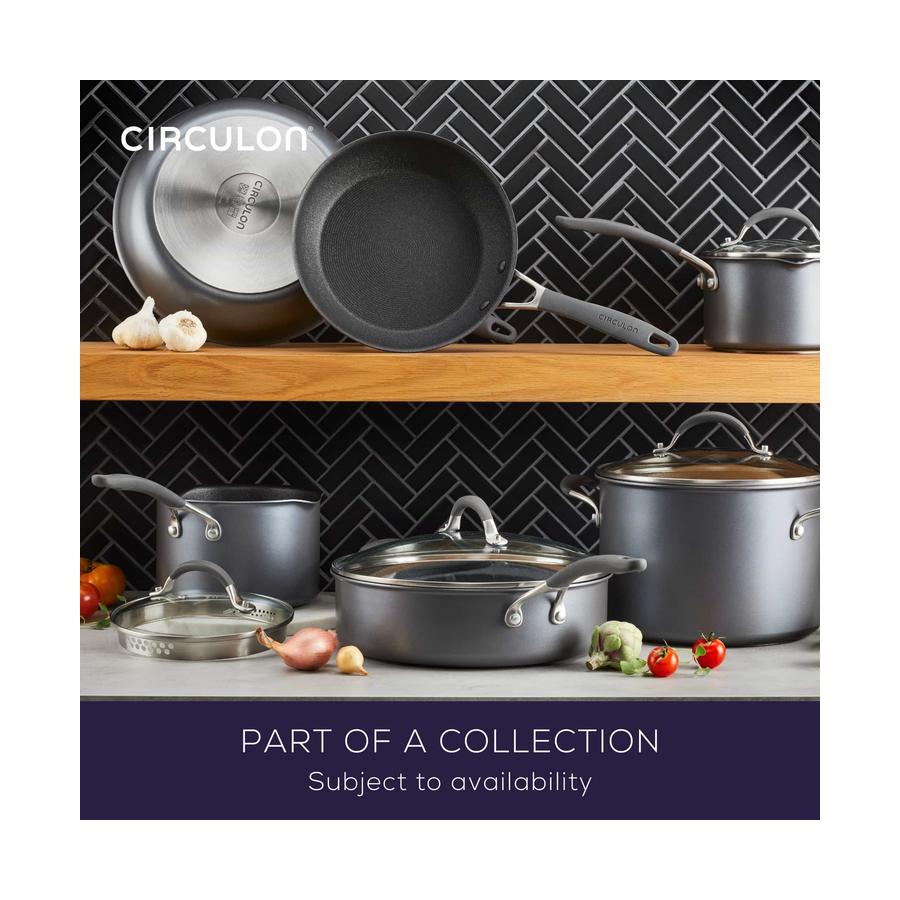 Circulon ScratchDefense A1 8 Piece Cookware Set Black Black