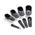 ClickClack Measuring Cups & Spoons Nesting Set Chrome