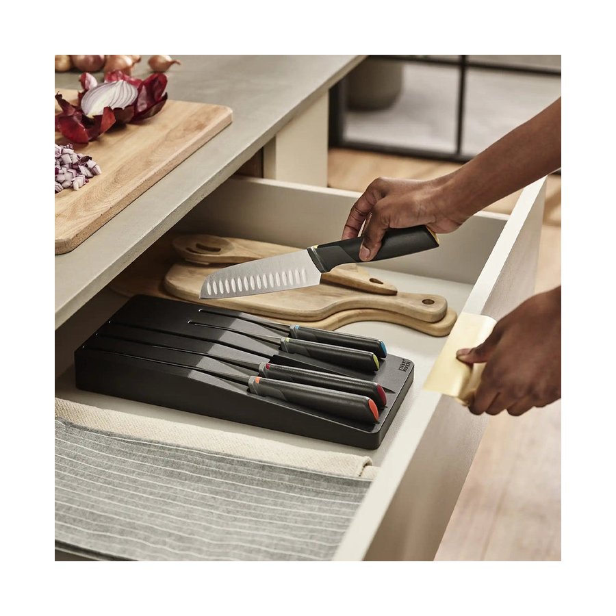 Joseph Joseph Elevate Store 5-Piece Knife Set Multi Coloured Multi Coloured