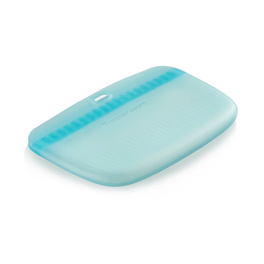 Tupperware Ultimate Silicone Slim Bag Small Sheer Aquamarine Sheer Aquamarine
